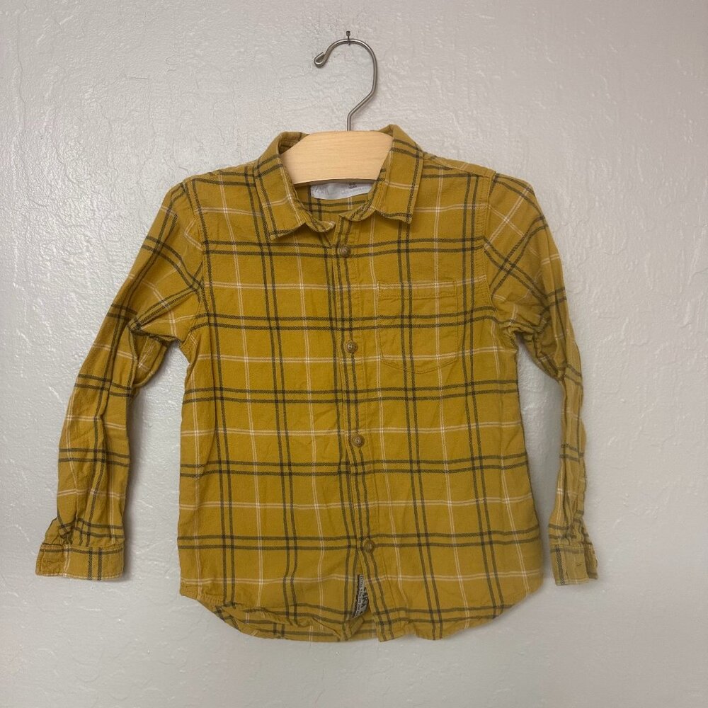 $15 ADD ON Zara plaid long sleeve shirt Janie and Jack Baby Gap Hanna Andersson